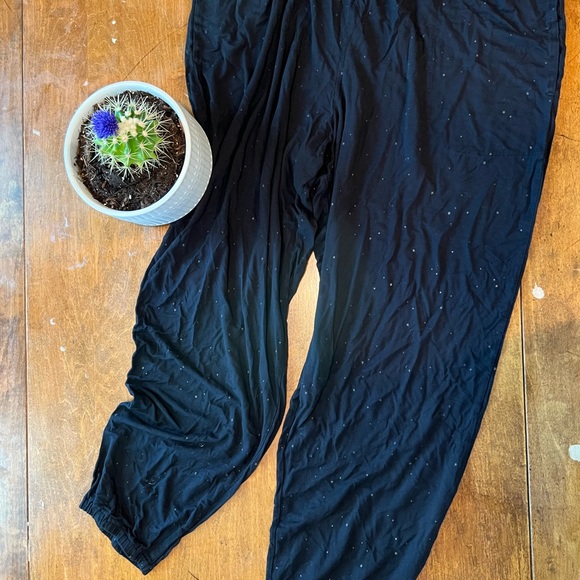 Soma Other - Soma Black Star Print Lounge Pants XL Womens Pajama Pants